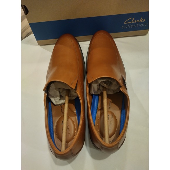 Whiddon Step Dark Tan Leather Loafers Size 15 M New In Box - Picture 5 of 8